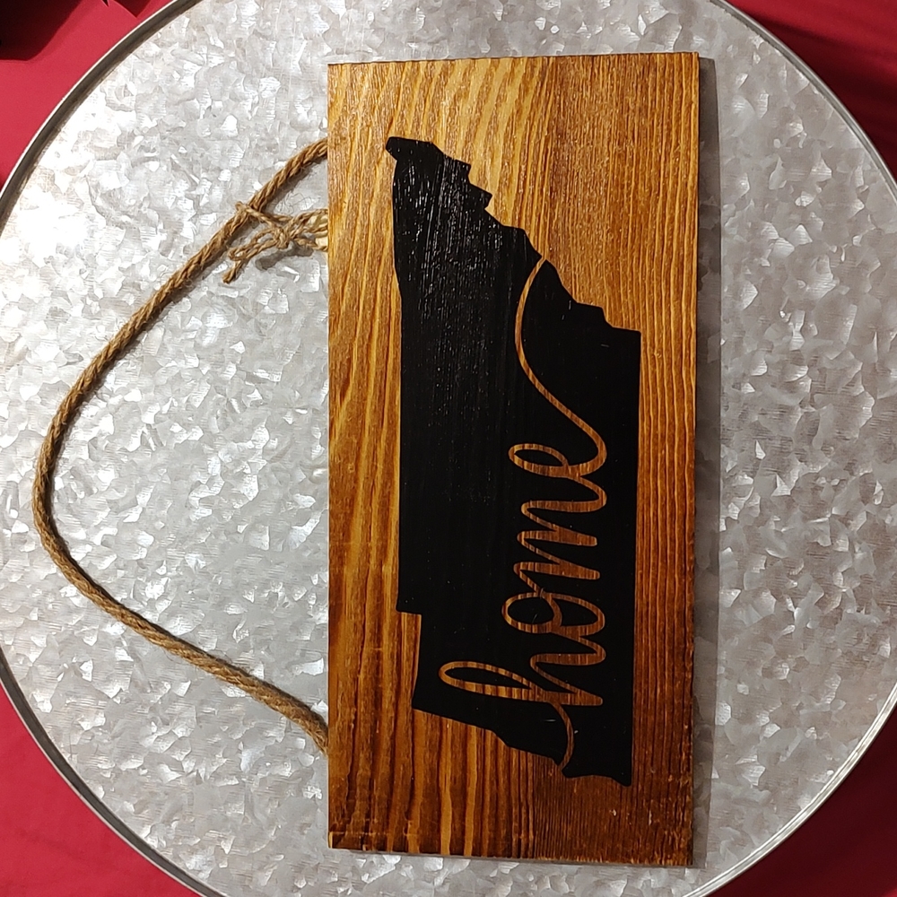 TN home wood sign